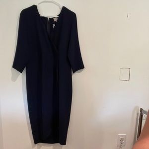 Faux wrap dress